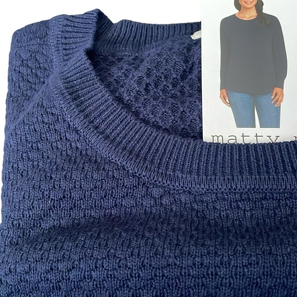 Matty m - Women’s honeycomb Sweater - Picture 2 of 6